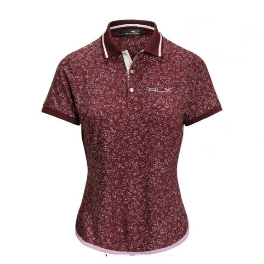 Ralph Lauren RLX Floral Airflow Shirttail Polo, XL